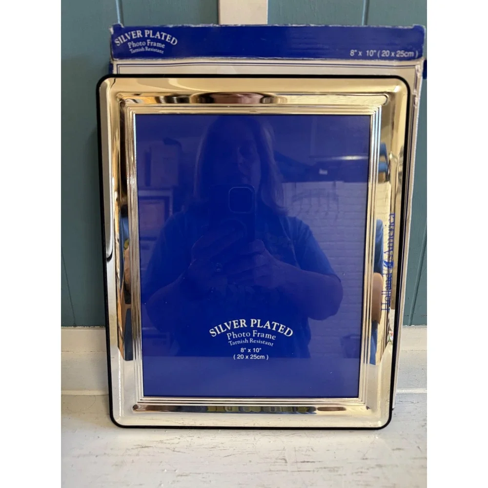 Holland America Line Silver Plated 8x10 Photo Frame Tarnish Resistant Cruise Log